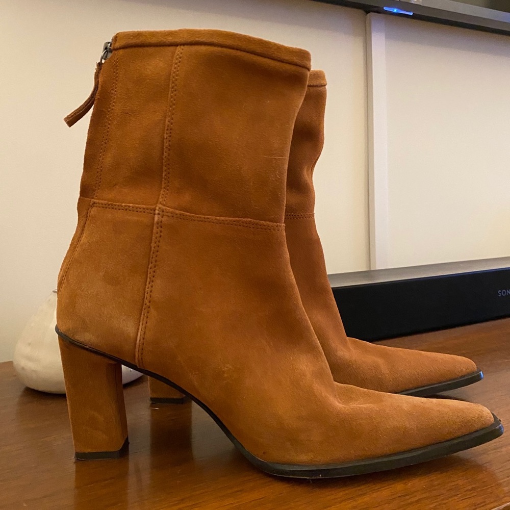 Zara Split Heeled Ankle Bootie